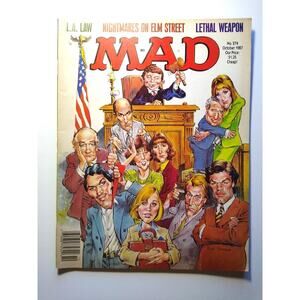 MAD Magazine Oct 1987 # 274 Lethal Weapon Nightmare Of Elm Street LA Law Parody